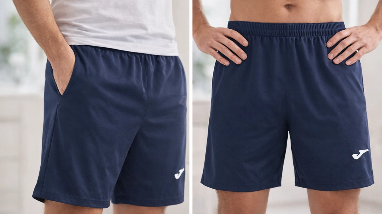 Chollo Pantalón corto deportivo Joma Costa II azul marino para hombre por sólo 9,99€ (50% de descuento)