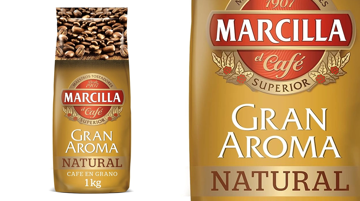 Chollo Café en grano Marcilla Gran Aroma Natural de 1 kg por sólo 18,07€ (-20%)