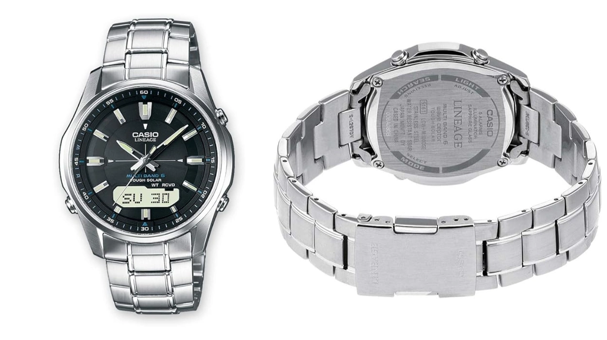 Chollo Reloj Casio WAVE CEPTOR LCW-M100DSE-1AER para hombre por sólo 139,95€ con envío gratis (39% de descuento)