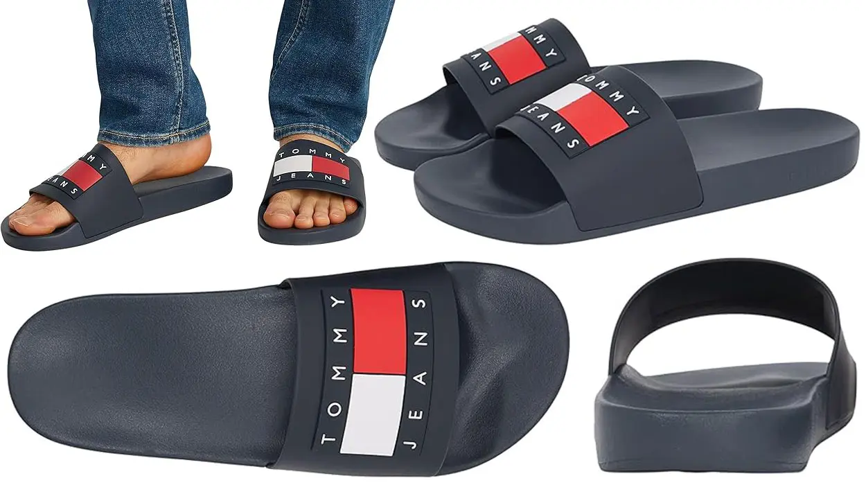 Chollo Chanclas slider Tommy Jeans con logo en relieve para hombre por sólo 26,49€ (-41%)