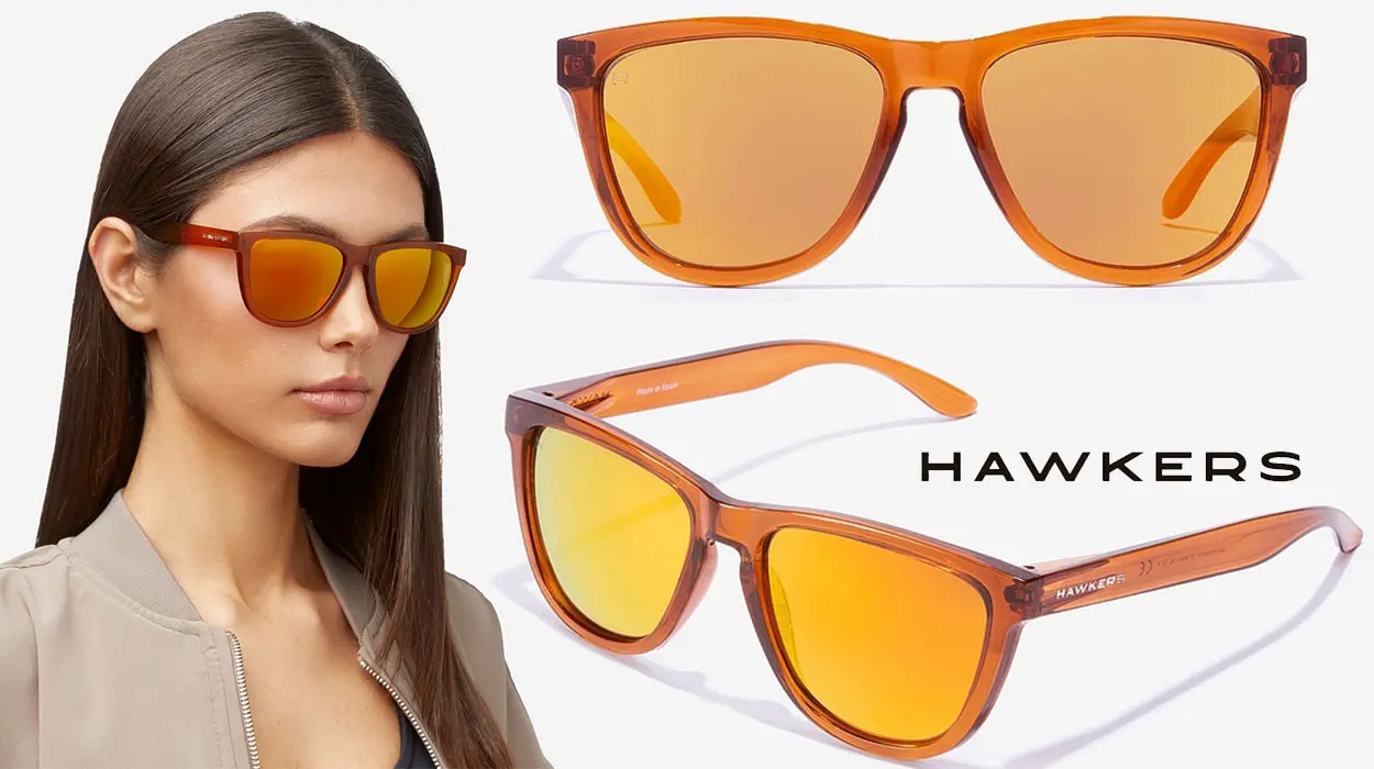 Chollo Gafas de sol Hawkers One naranjas por sólo 15,79€ (-60%)