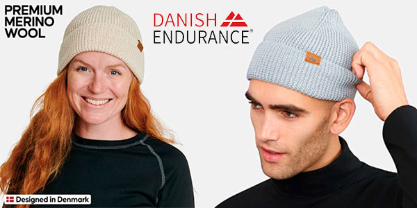 Chollo Gorro beanie de lana merina Danish Endurance por sólo 17,95€ (-61%)