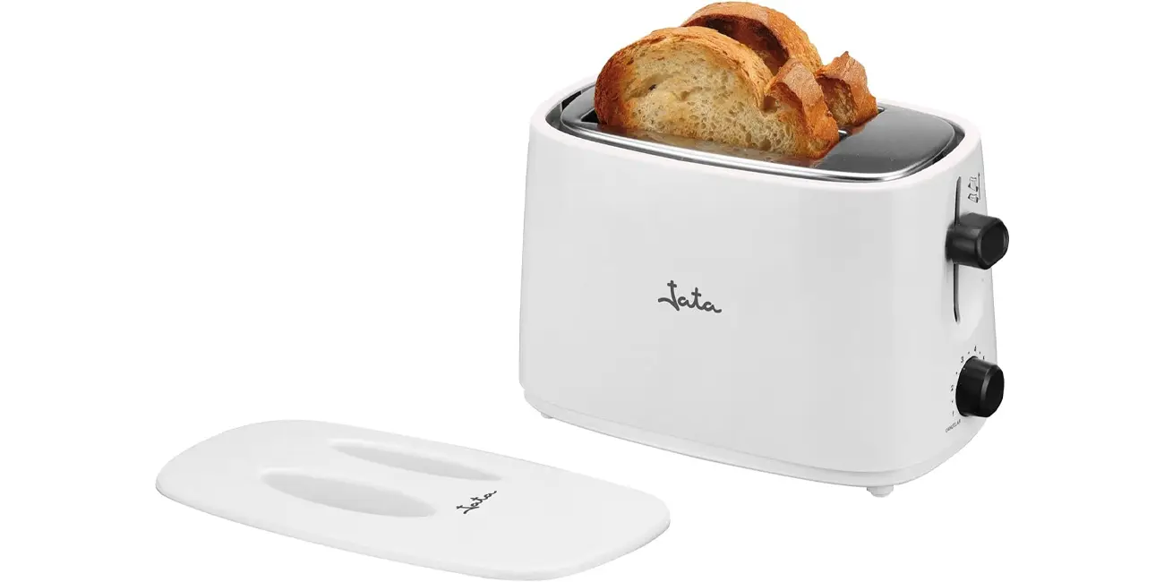 Chollo Tostadora Jata TT331 con tapa y 2 ranuras anchas por solo 16,92€ (42% de descuento)