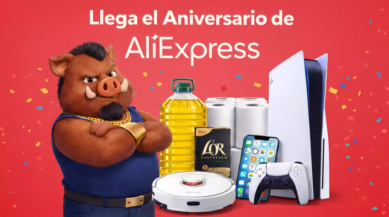 AliExpress celebra su 16º Aniversario (2026) con un montón de cupones descuento