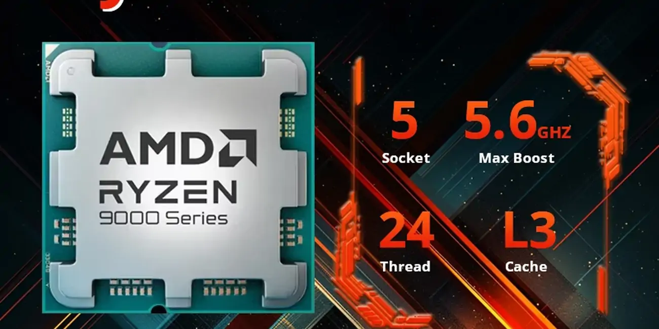 Chollo Procesador AMD Ryzen 9 9900X hasta 5.6 GHz por sólo 289,90€ con cupón y envío gratis (-42%)