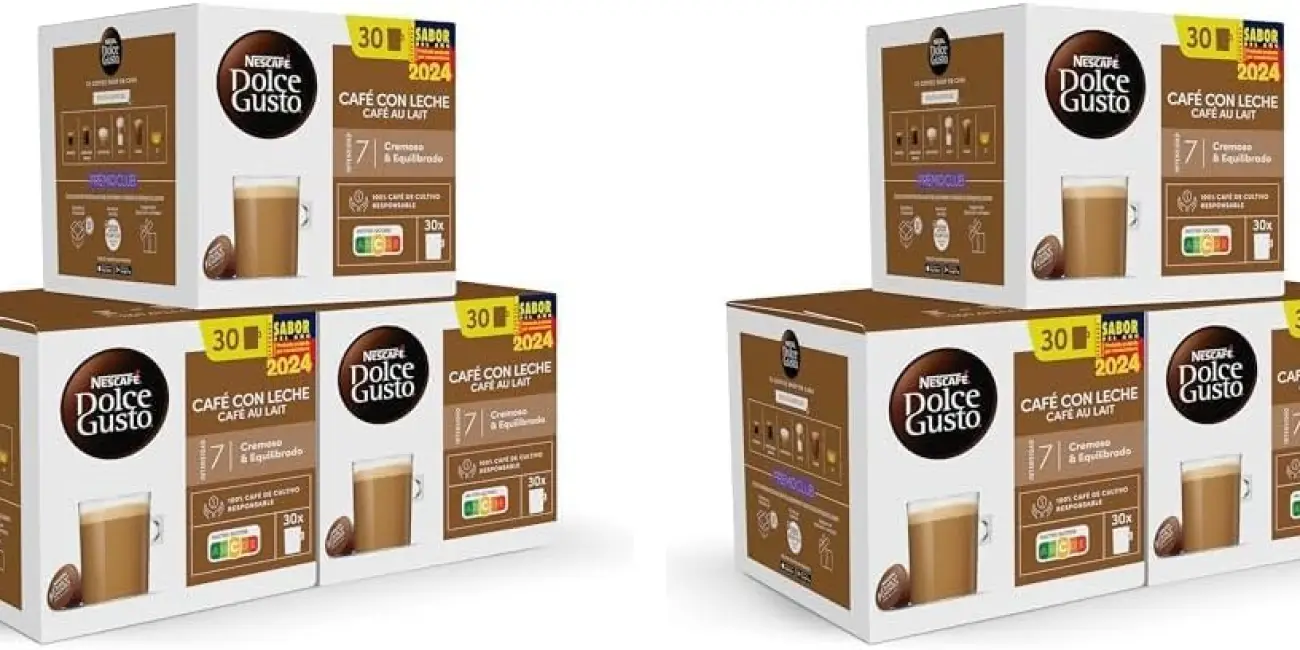 El «megapack» de Dolce Gusto que está volando en Amazon: 180 cápsulas por menos de 36€ ¡0,20€ cada una!