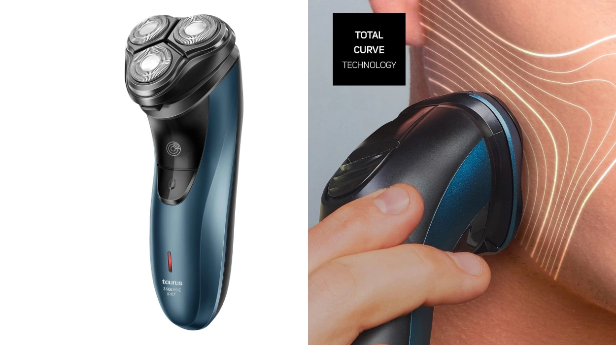 Chollo Afeitadora eléctrica inalámbrica Taurus 3 Side Shave IPX7 Seco y Húmedo por sólo 22,90€ (43% de descuento)