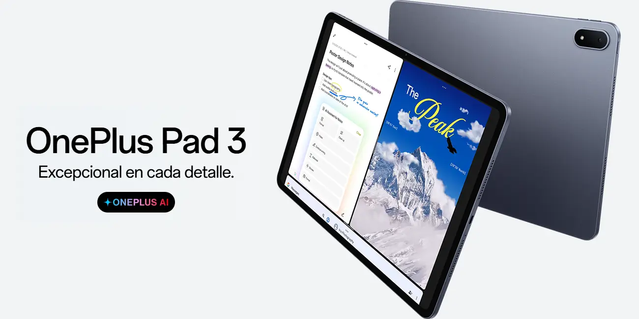 Chollo Tablet OnePlus Pad 3 de 13.2″ por sólo 331,76€ y envío gratis con cupón (-53%)