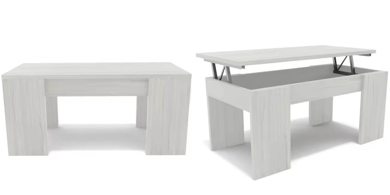 Chollo Mesa de centro elevable Dormidan por sólo 30,10€ con cupón y envío gratis (-40%)