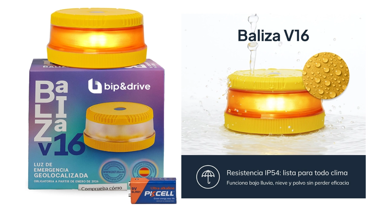 No esperes más: La baliza V16 conectada que pide la DGT baja a su precio mínimo: 19,95€ en Amazon