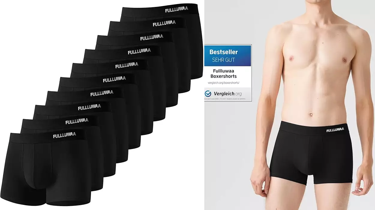 Chollazo Pack x10 Bóxers Fullluwaa para hombre por sólo 23,97€ ¡2,40€ cada uno!