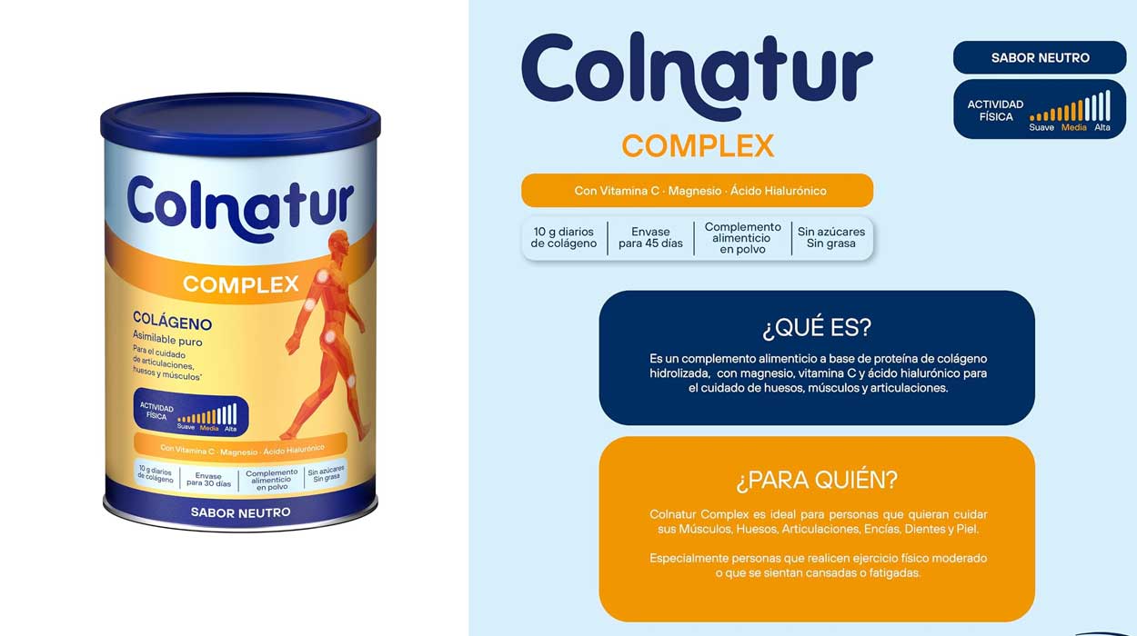 Chollo Colágeno Colnatur Complex Neutro en polvo de 330 g por sólo 12,96€ (40% de descuento)