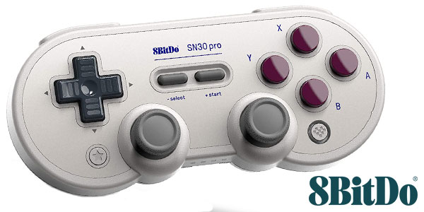 Chollo Gamepad inalámbrico 8Bitdo SN30 Pro Bluetooth por sólo 21,97€ con cupón y envío gratis (-56%)