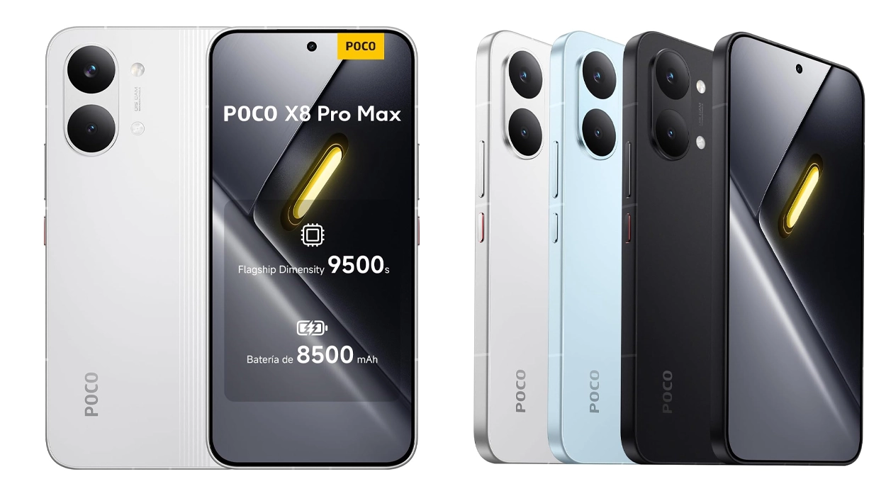 Chollo Xiaomi POCO X8 Pro MAX de 12+256GB por sólo 429€ con envío gratis (19% de descuento)