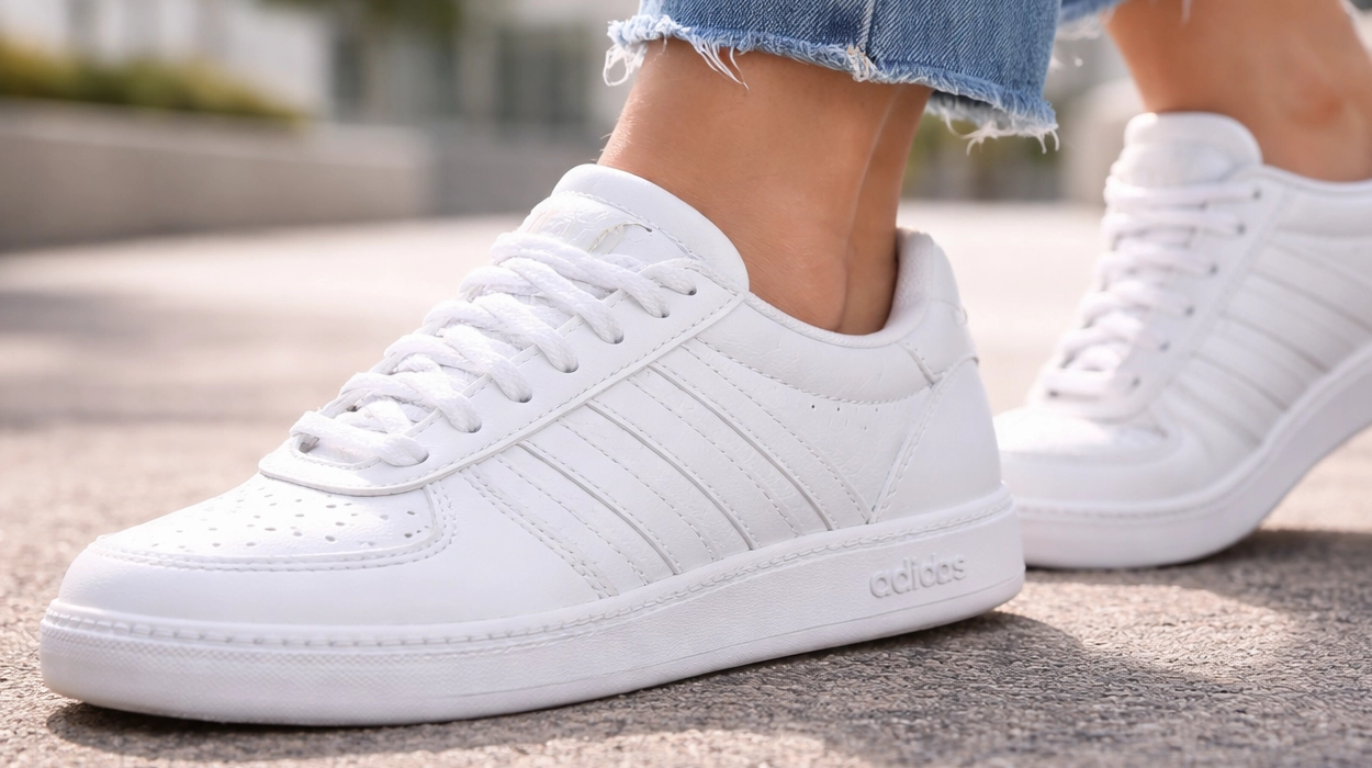 Chollo Zapatillas Adidas Breaknet Sleek blancas para mujer por sólo 38,49€ con envío gratis (30% de descuento)