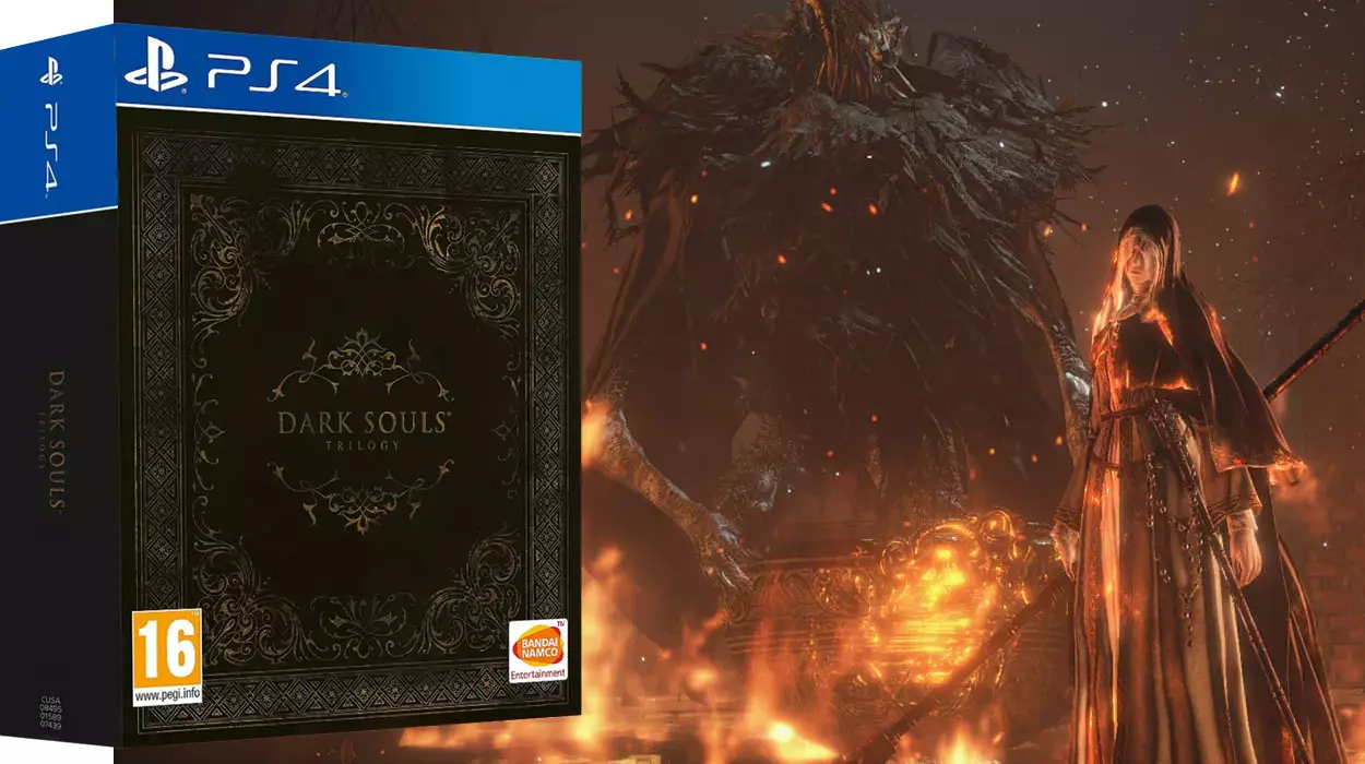 Chollazo Dark Souls Trilogy con todos los DLC para PS4 y PS5 por sólo 21,38€ con cupón y envío gratis (-51%)