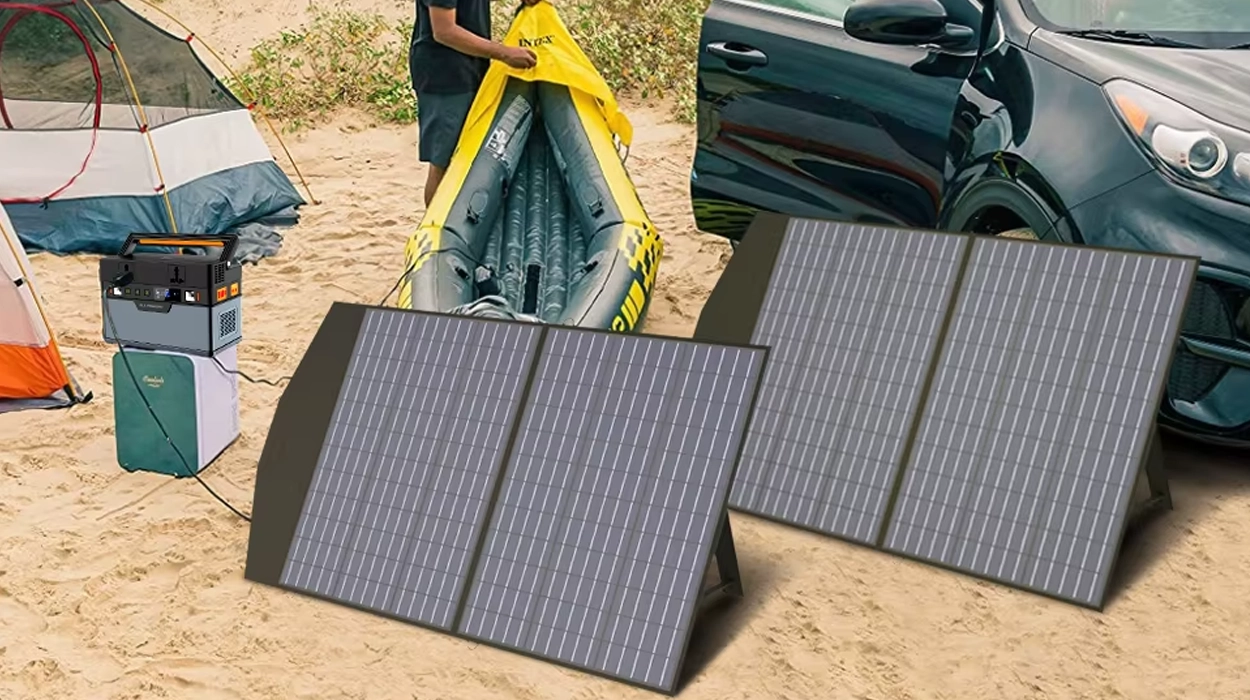 Chollo Panel solar portátil plegable Allpowers SP027 de 100W por sólo 67,39€ con cupón y envío gratis (81% de descuento)