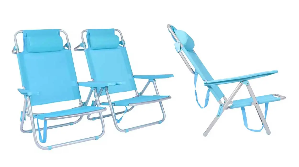 Las 2 sillas de playa plegables multiposición de mayor calidad por sólo 38,01€ con envío gratis (-52%) ¡19€ cada una!