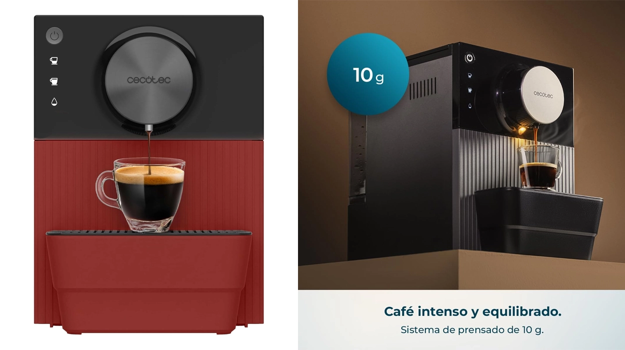 Chollo Cafetera Superautomática Cecotec Compacta Cremmaet Cube Red de 1.350W por sólo 119€ con envío gratis (20% de descuento)