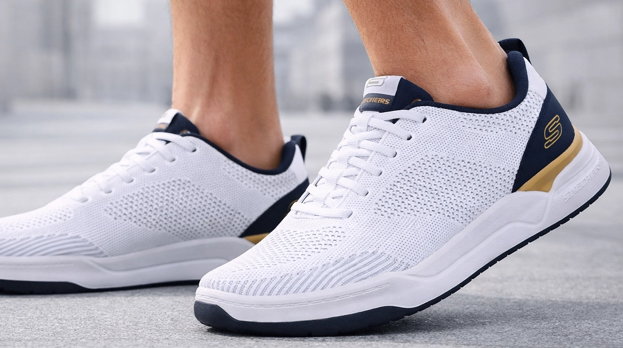 Ligereza y comodidad para el buen tiempo: Las Skechers Corliss Dorset para hombre tienen hoy un 47% de descuento y son un regalo