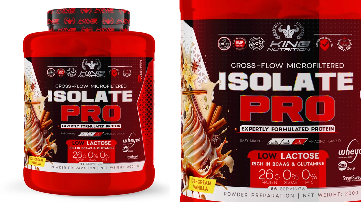Ayuda a tu recuperación muscular con esta proteína Isolate Pro Protein King Nutrition de 2 kg con un 40% de descuento en AliExpress