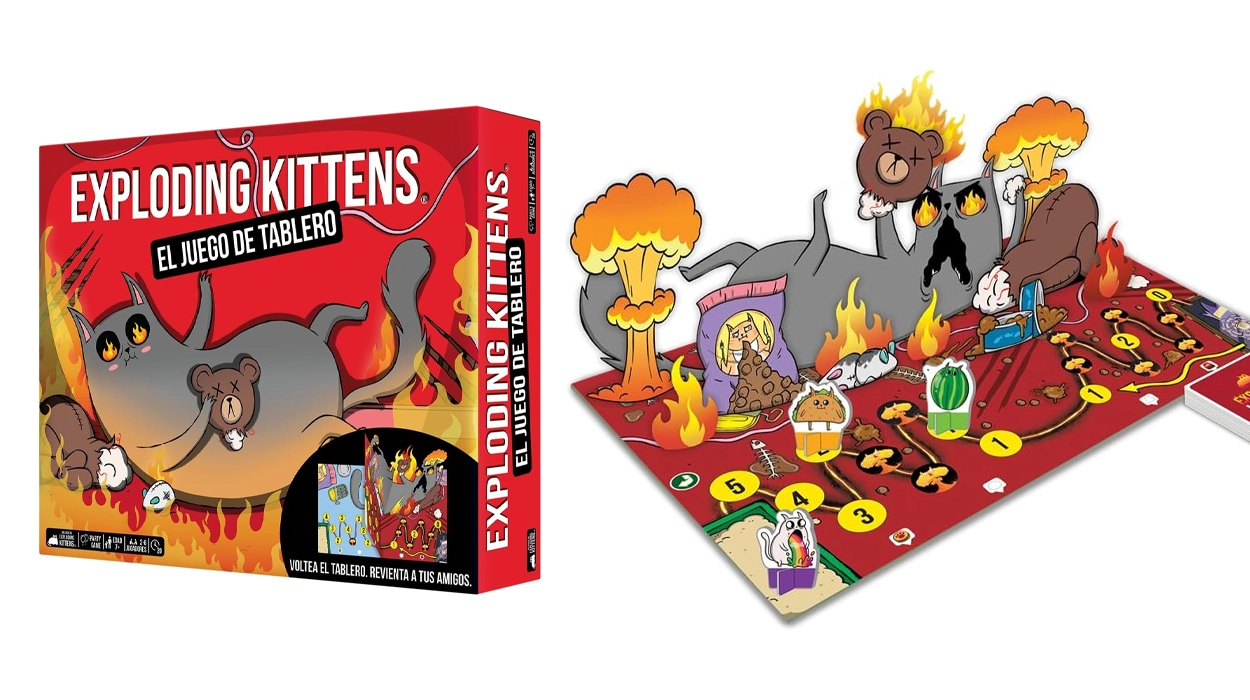 Chollo Exploding Kittens El Juego de Mesa – Party Game de 2 a 6 Jugadores por sólo 19,99€ (20% de descuento)