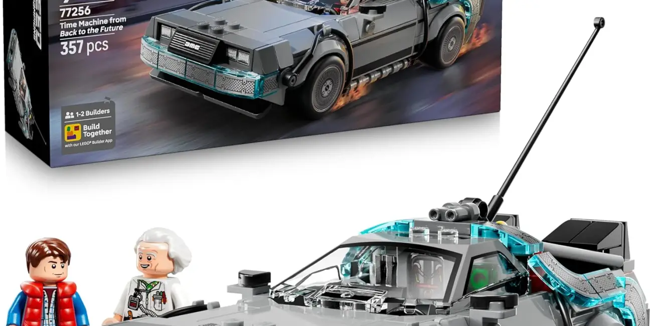 Chollo LEGO Speed Champions Delorean de Regreso al Futuro con Marty McFly y Doc Brow por sólo 22,39€ (20% de descuento)