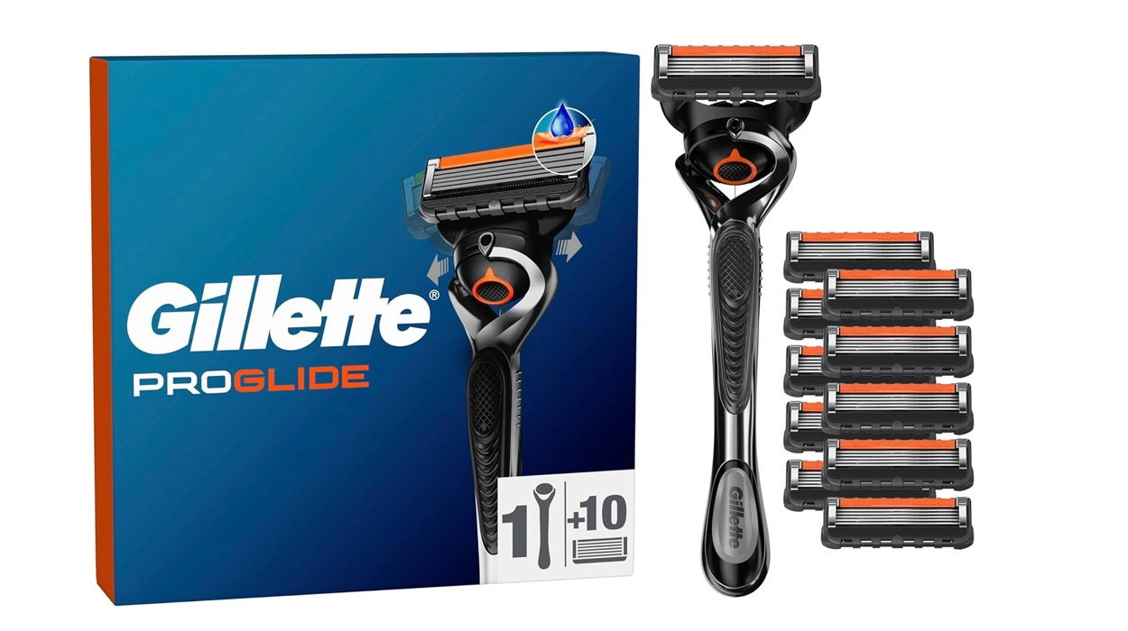 Chollo Pack Maquinilla Gillette ProGlide + 10 recambios por sólo 32,58€ con envío gratis (-16%)