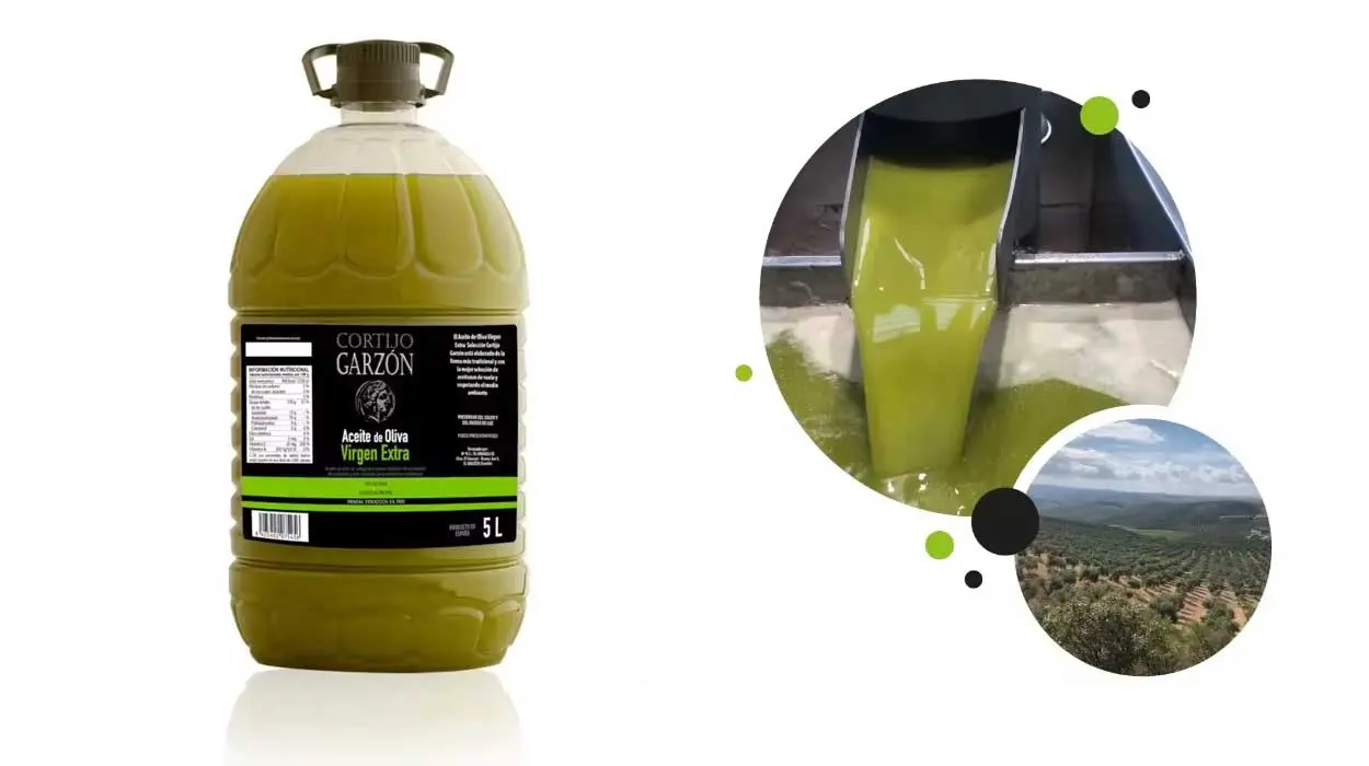 Chollo Garrafa de 5 litros de Aceite de Oliva Virgen Extra Sin Filtrar Cortijo Garzón por sólo 27,55€ con cupón y envío gratis (-37%)