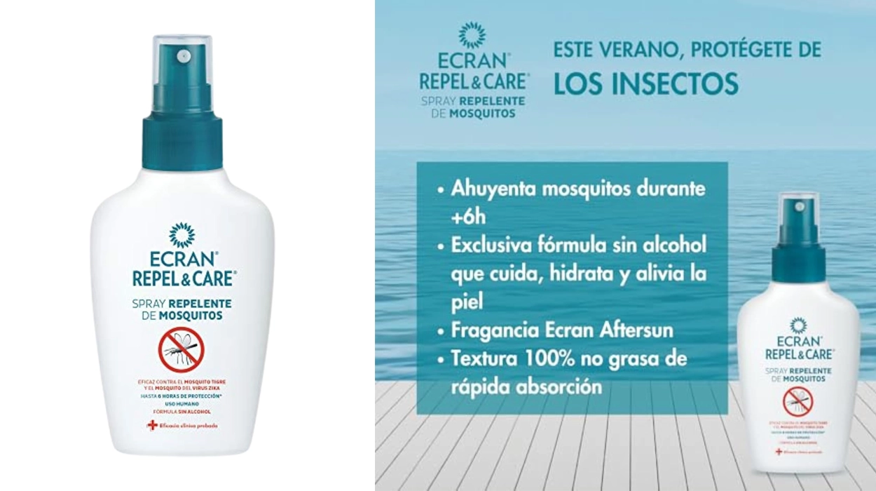 Chollo Spray Repelente de mosquitos Ecran Repel de 100 ml por sólo 4,61€ (-40%) ¡Top Ventas y precio mínimo!
