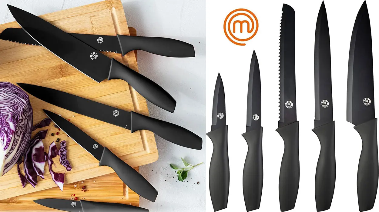 Chollo Set de 5 cuchillos de cocina MasterChef por sólo 15,95€ (-20%)
