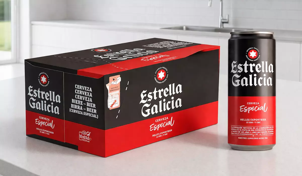 Chollo Frigopack 10 latas Cerveza Estrella Galicia 33 cl por sólo 5,94€ con cupón (-29%) ¡0,59€ por lata! (cuestan 0,90€ en supers)
