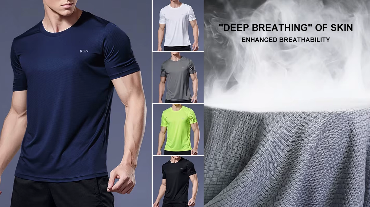 Estas camisetas transpirables y de secado rápido son ideales para running o gimnasio y puedes conseguirlas en AliExpress desde sólo 1,86€ (64% de descuento)