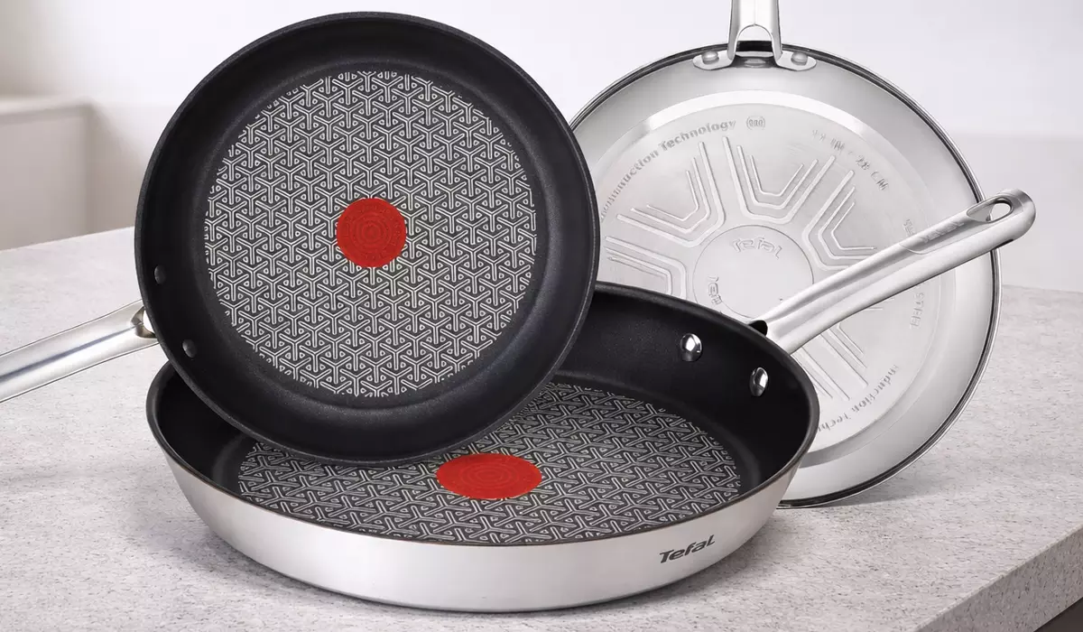 Chollo Juego de 3 sartenes Tefal Duetto de 20, 24 y 28 cm de acero inoxidable por sólo 52,99€ con envío gratis (-37%)