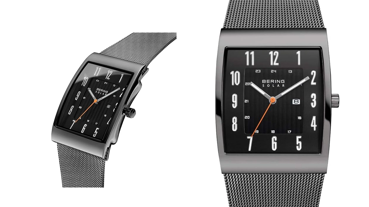 Olvídate de cambios de pila con este elegante reloj solar Bering 16433 con cristal de zafiro que hoy tiene un 61% de descuento en Amazon