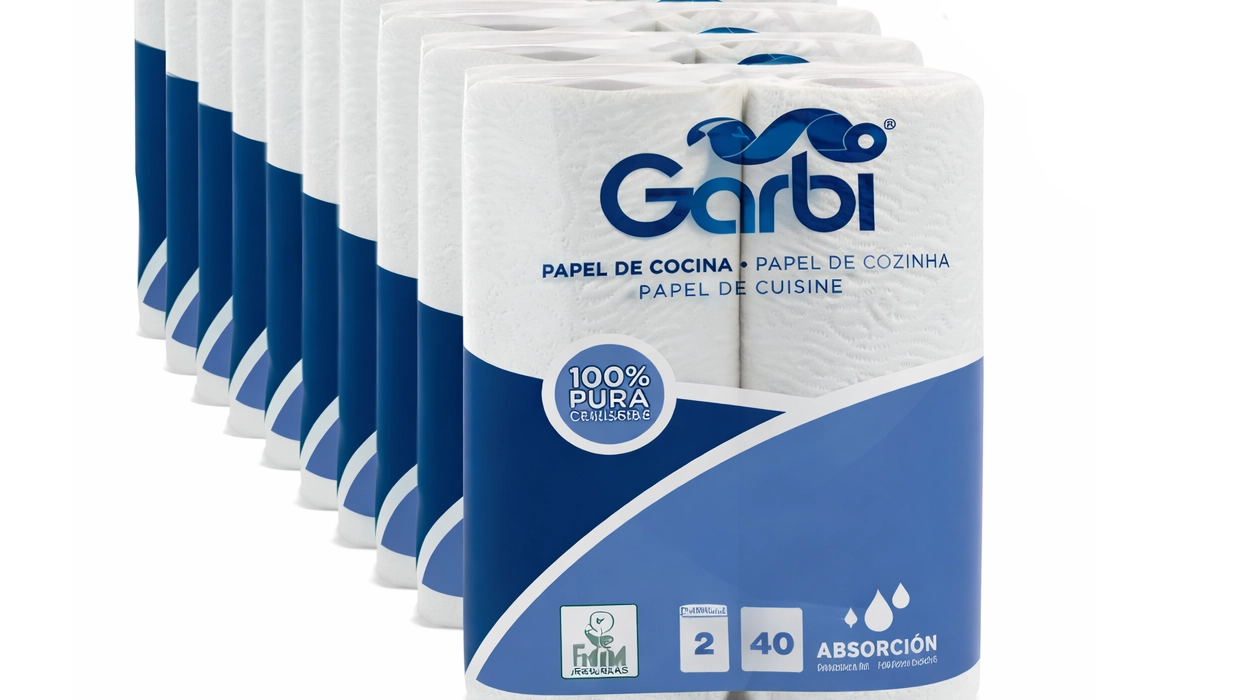 Chollo Pack x36 rollos de papel de cocina gofrado Garbi de 2 capas por sólo 12,88€ y envío gratis con cupón (41% de descuento)