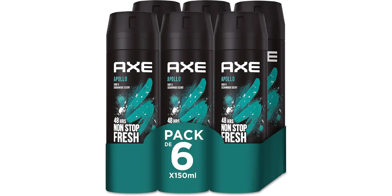 Este pack de desodorantes AXE está tirado de precio y te dura meses: ¡sólo 2,57€ cada unidad con cupón!