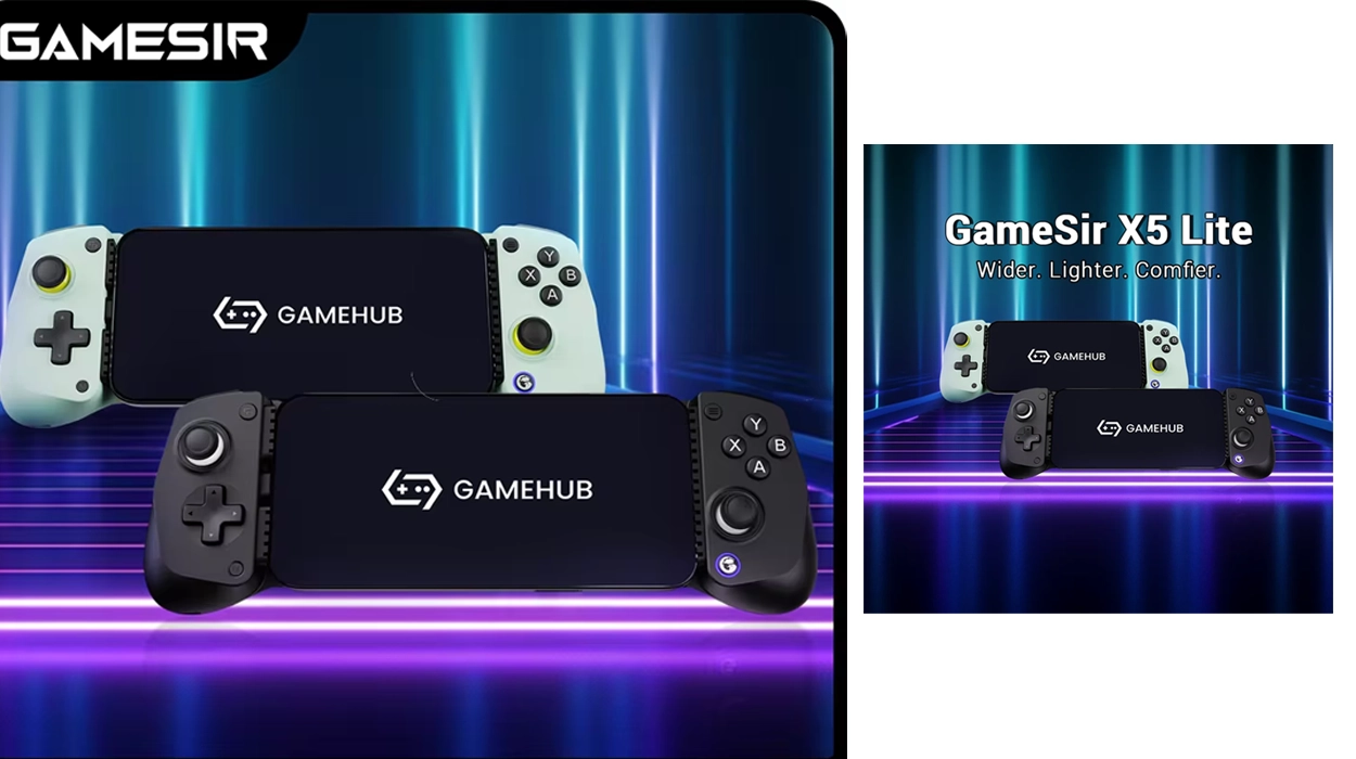 Chollo Controlador GameSir X5 Lite para smartphone por sólo 22,45€ con envío gratis (59% de descuento)