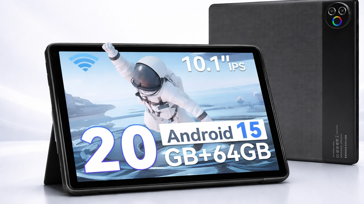 Chollo Tablet Widevine L1 Android 15 de 10″ 20 GB + 64 GB por sólo 47,15€ con cupón y envío gratis (77% de descuento)