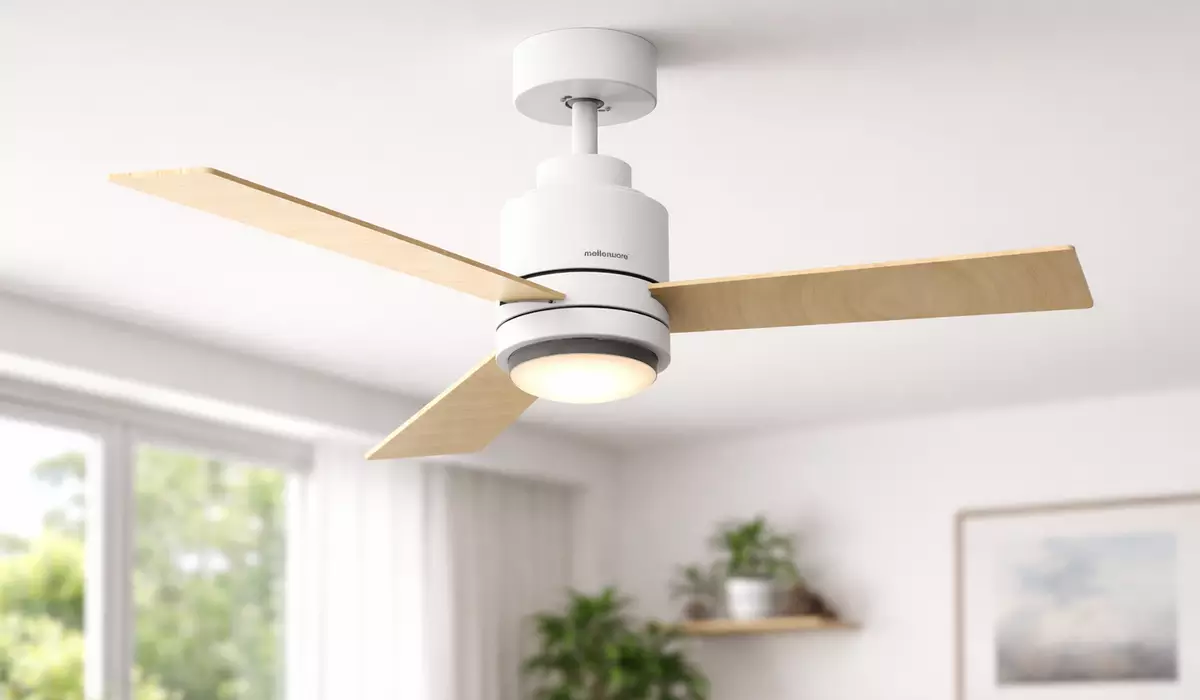 Chollo Ventilador de techo Mellerware Brizy Bright Core ultra silencioso por sólo 75,69€ con cupón y envío gratis (-42%)