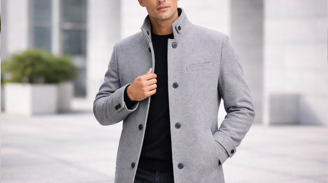 Chollo Abrigo de lana Jack & Jones Jjemelton Wool Coat para hombre por sólo 67,99€ con envío gratis (55% de descuento)