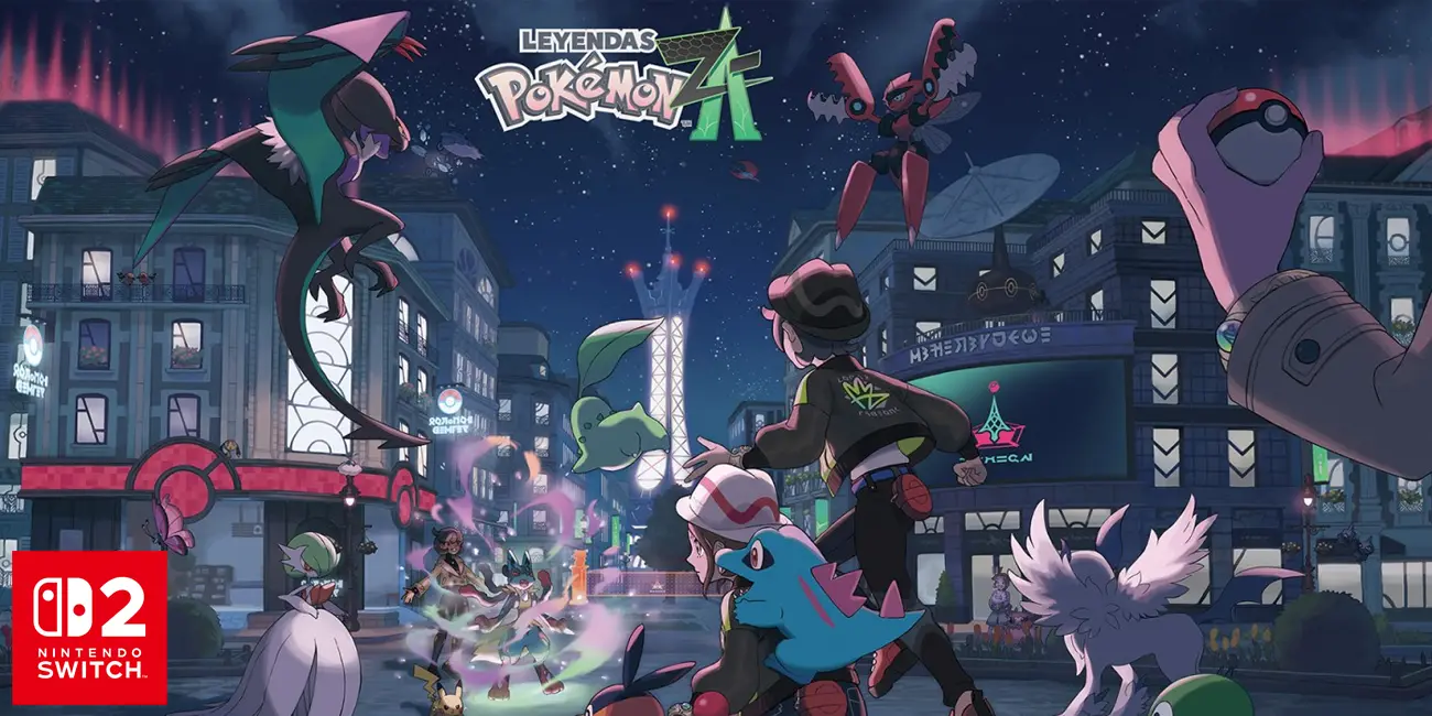 Chollo Pokémon Legends ZA para Switch 2 por sólo 45,77€ con cupón y envío gratis (-35%) o Switch 1 por 39,77€ (-40%)