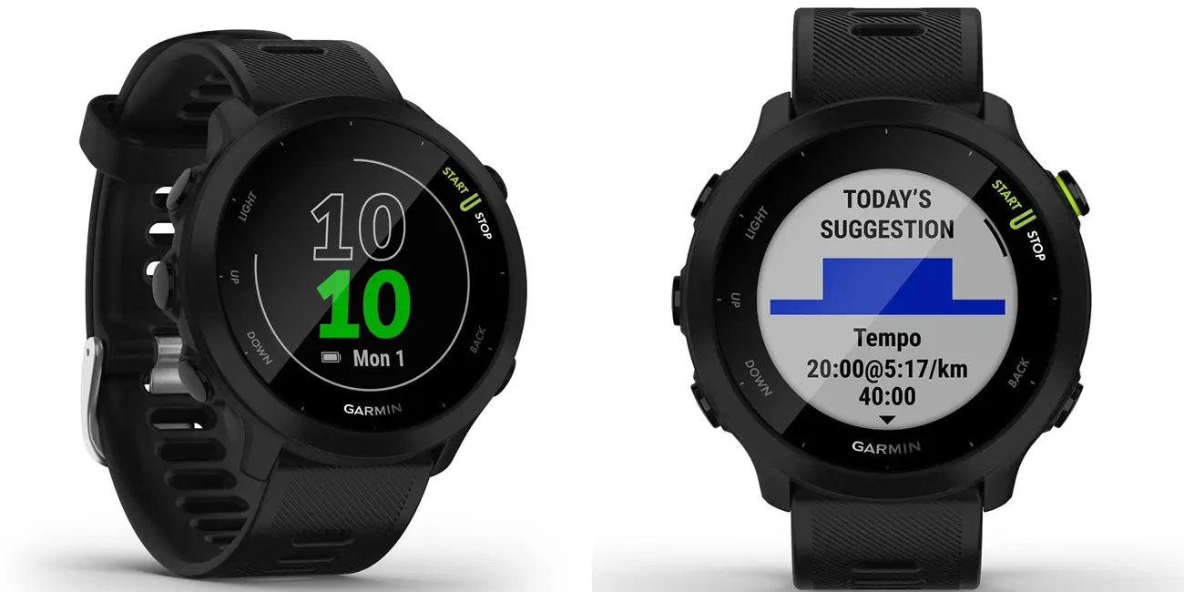 Chollo Smarwatch Garmin Forerunner 55 GPS por sólo 123,28€ con cupón y envío gratis (-32%)