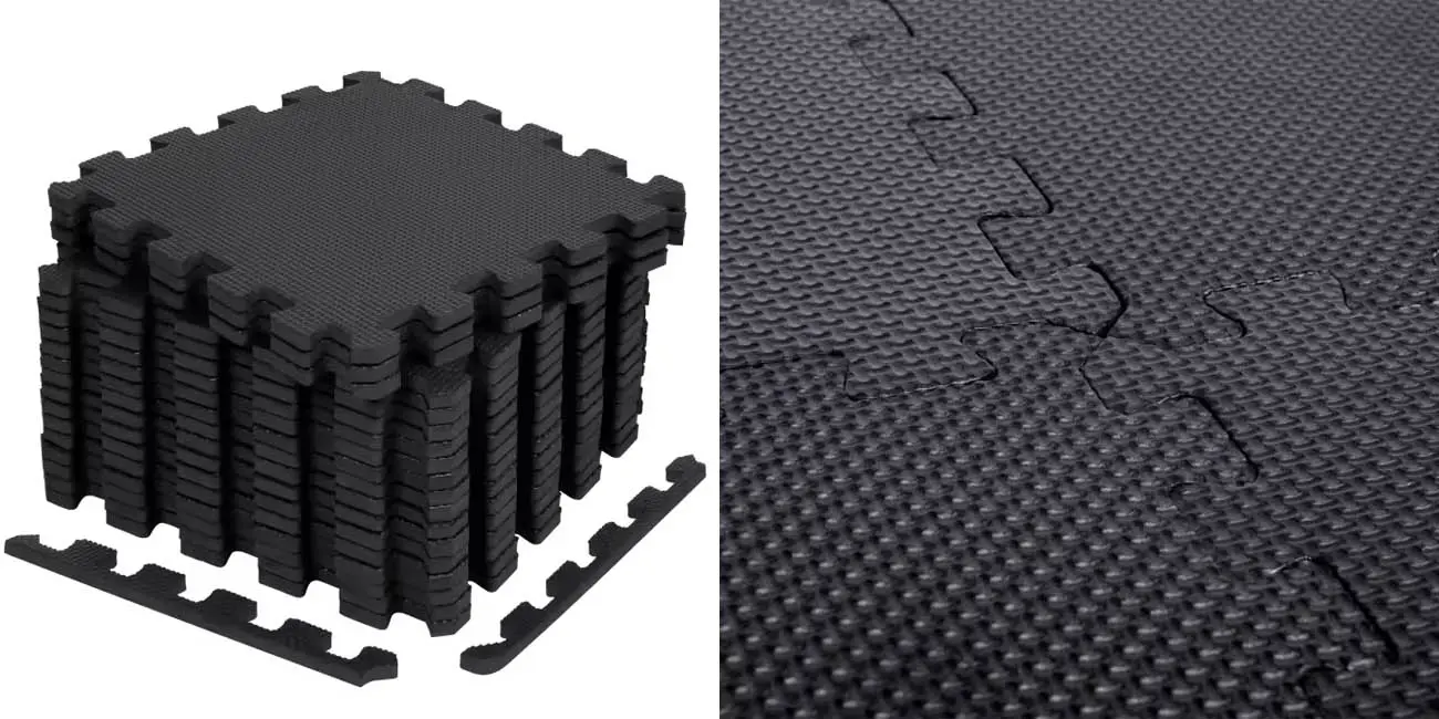 Chollo Set x18 Alfombrillas entrelazadas T-LoVendo de EVA para suelos de gimnasio, fitness o juegos de niños por sólo 13,02€ con cupón y envío gratis (-67%)