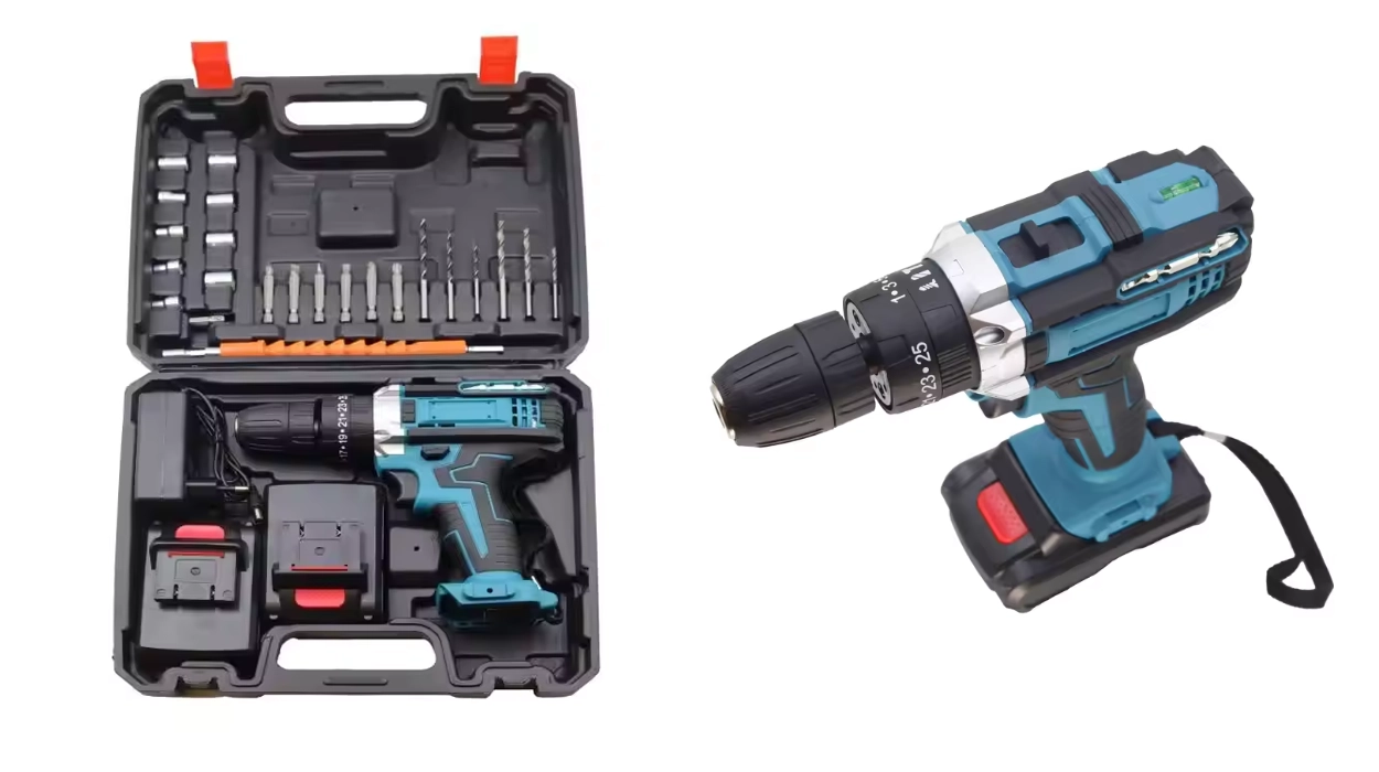 Este taladro percutor inalámbrico con 2 baterías y maletín de accesorios es ideal para tus tareas de reparación y bricolaje: Hoy cuesta menos de 21€ aprovechando el cupón