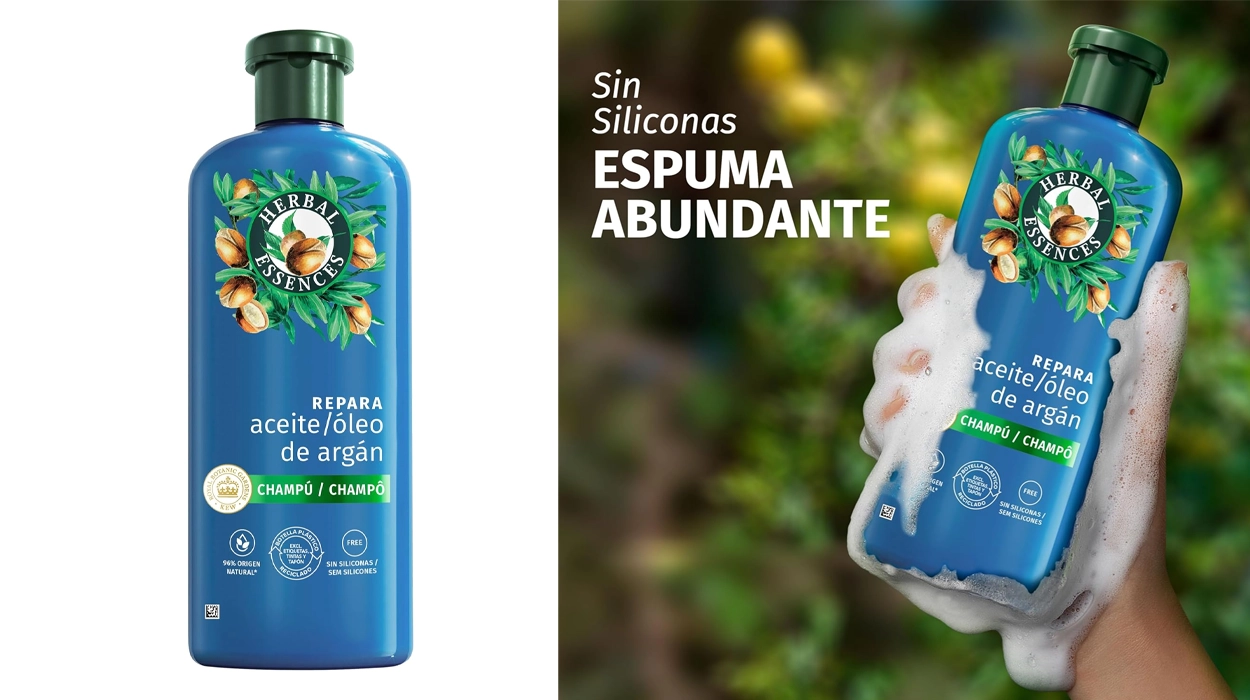 Chollo Champú reparador Herbal Essences Aceite Argán de 350 ml por sólo 2,99€ (43% de descuento)