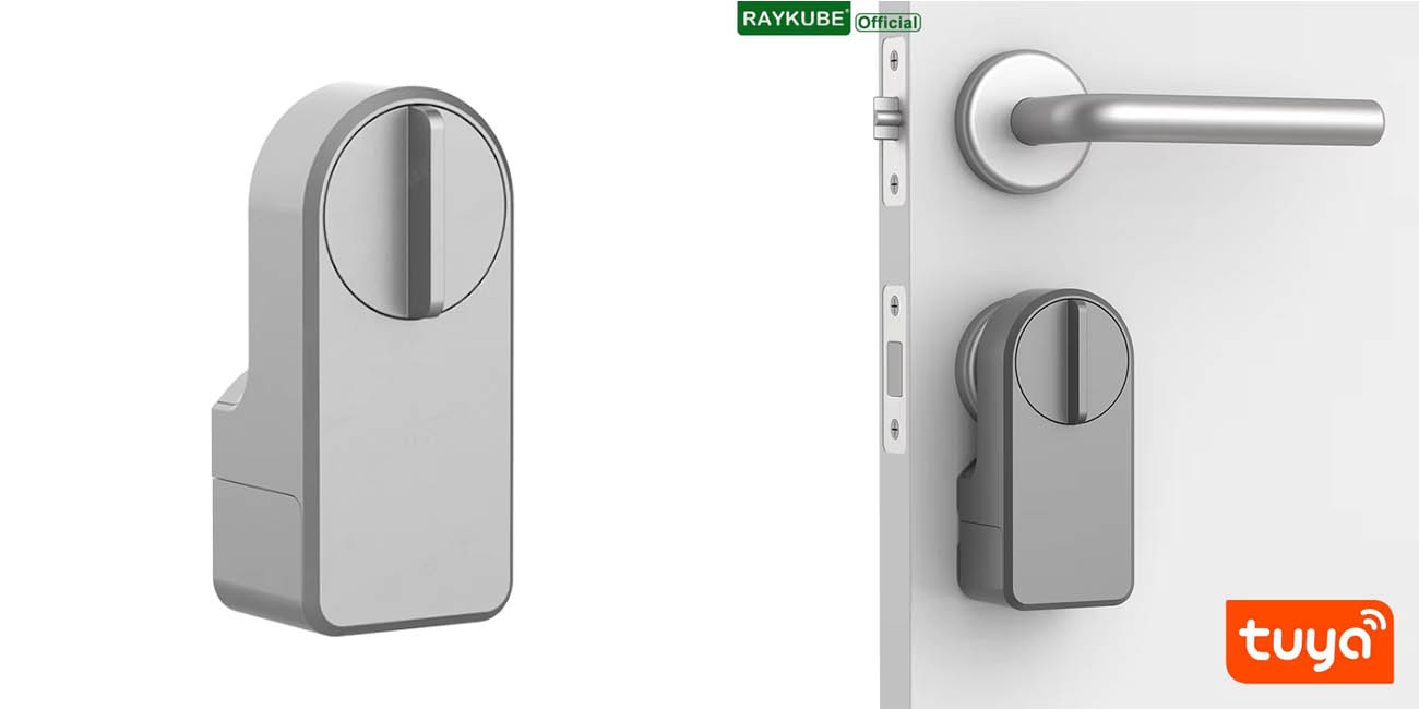 Chollo Cerradura inteligente RAYKUBE A1 Pro Max con Bluetooth por sólo 60,49€ con cupón y envío gratis (-73%)