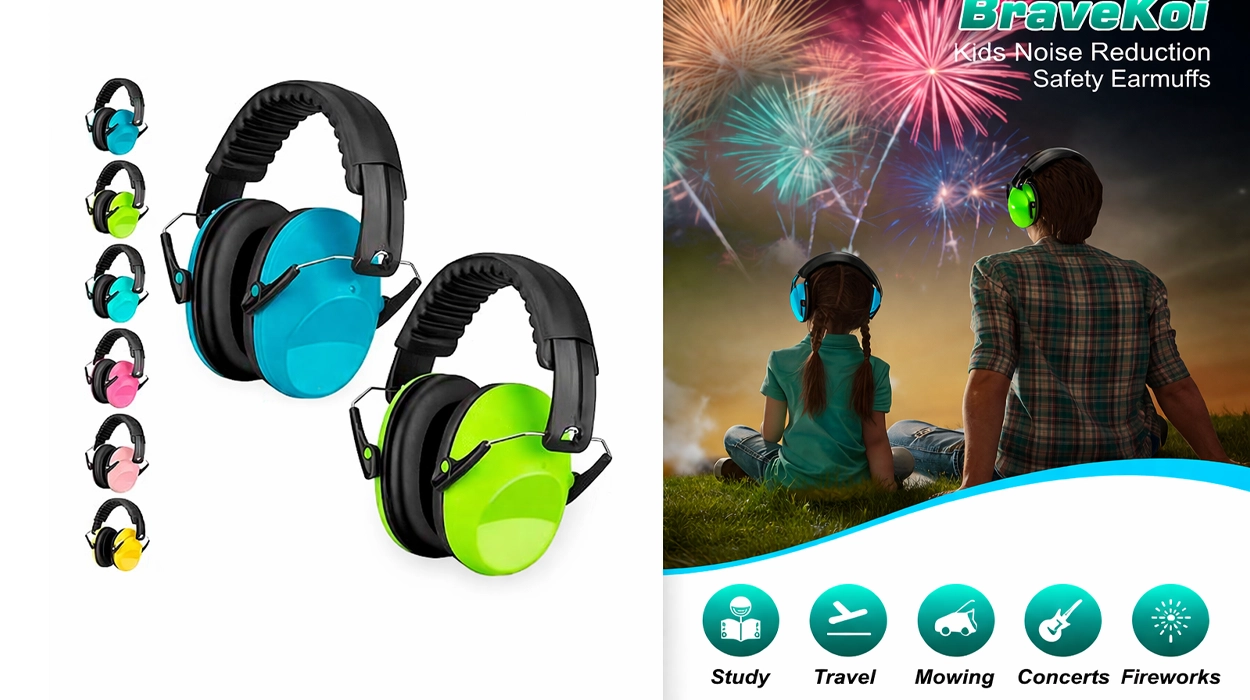 Protege los oídos de tus peques en entornos ruidosos con este pack de 2 cascos aislantes de calidad para niños por menos de 11€ cada uno