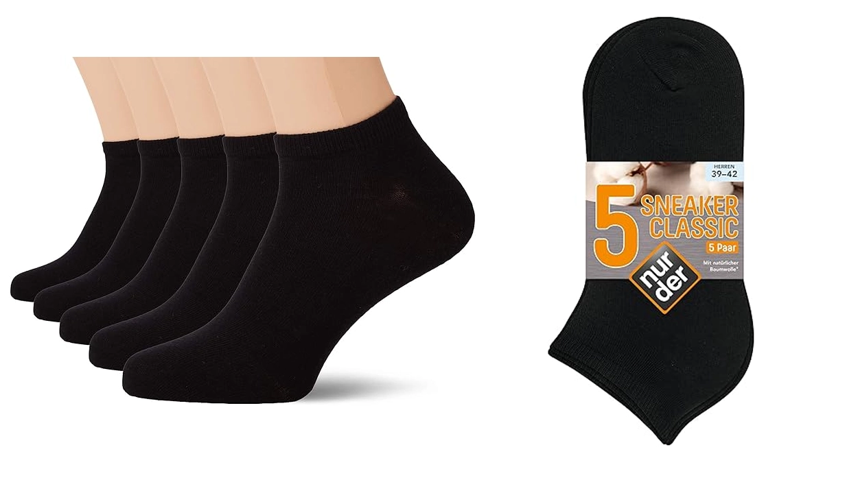 Chollo Pack de 5 pares de calcetines tobilleros para hombre por sólo 7,68€ ¡1,53€ el par!