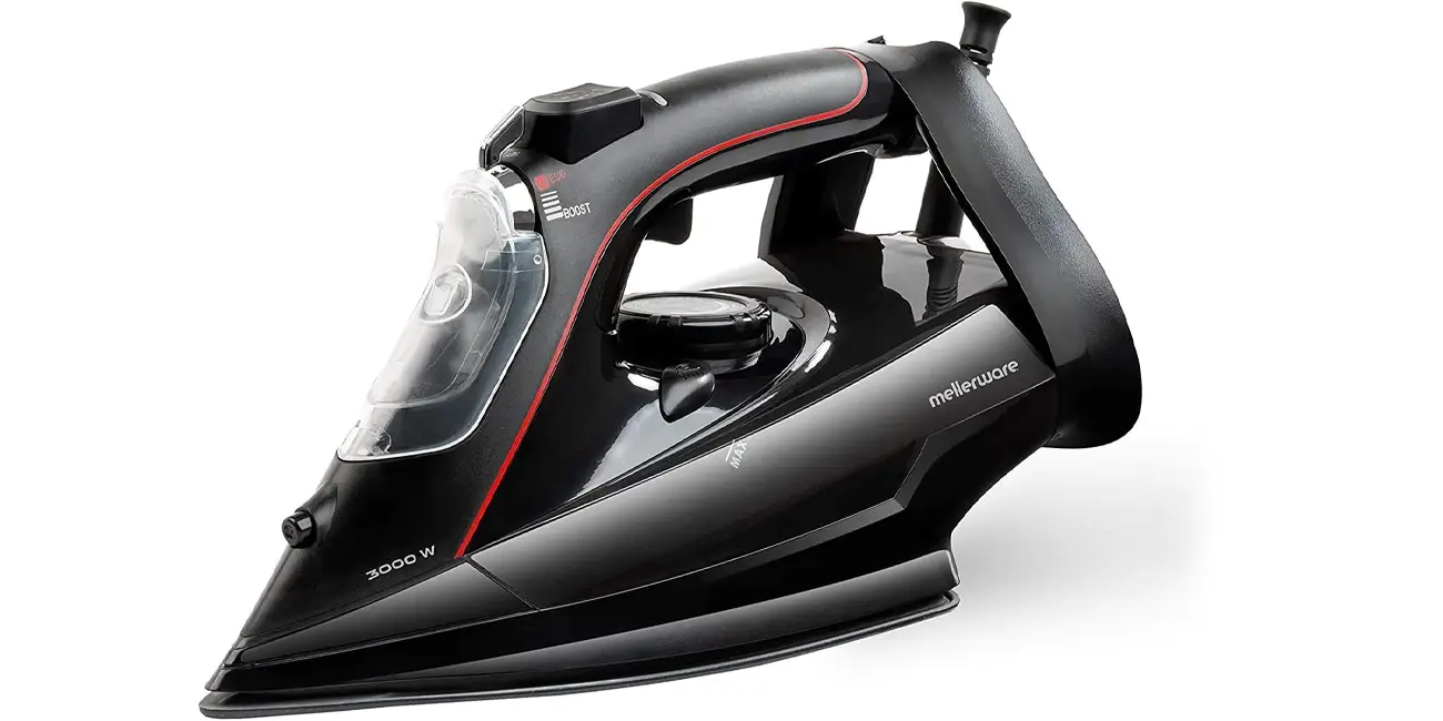 Chollo Plancha de vapor Mellerware Steezy! de 3000W por sólo 23,86€ con cupón y envío gratis (-44%)